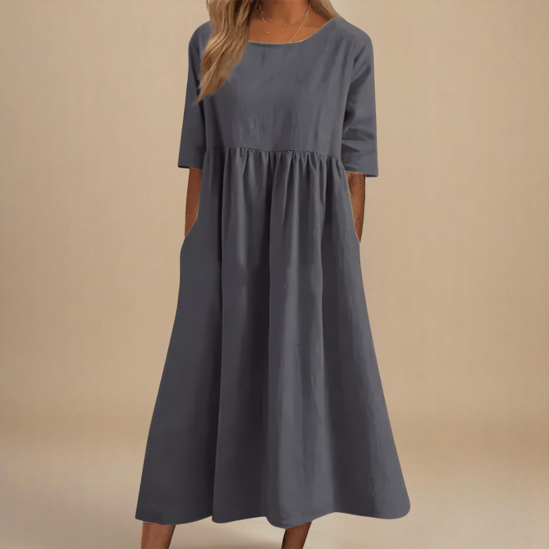 Amélie™ | Soft Cotton Pocket Dress