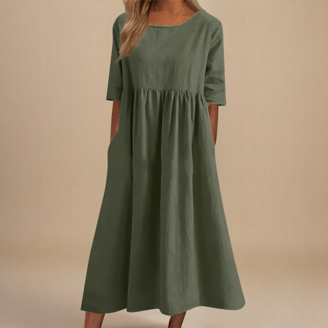 Amélie™ | Soft Cotton Pocket Dress