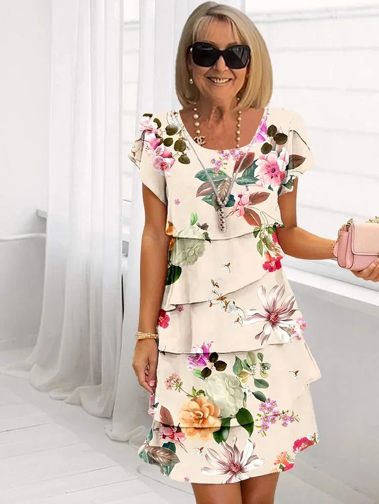 Michelle – Elegant Floral Maxi Dress