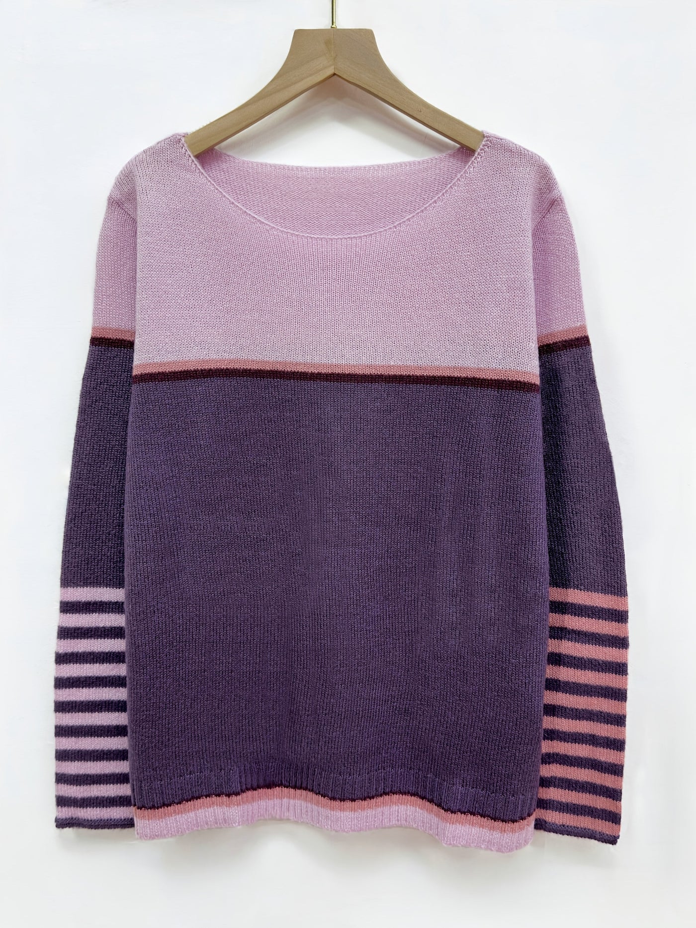 Katharina™ – Long Sleeve Striped Sweater