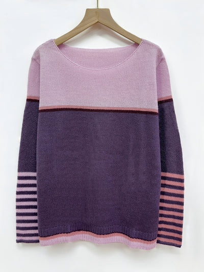 Katharina™ – Long Sleeve Striped Sweater