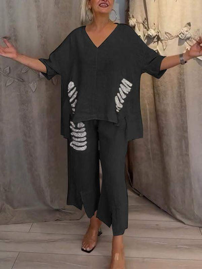 BIANCA | Two-Piece Summer Outfit with Natural Elegance and Floating Comfort