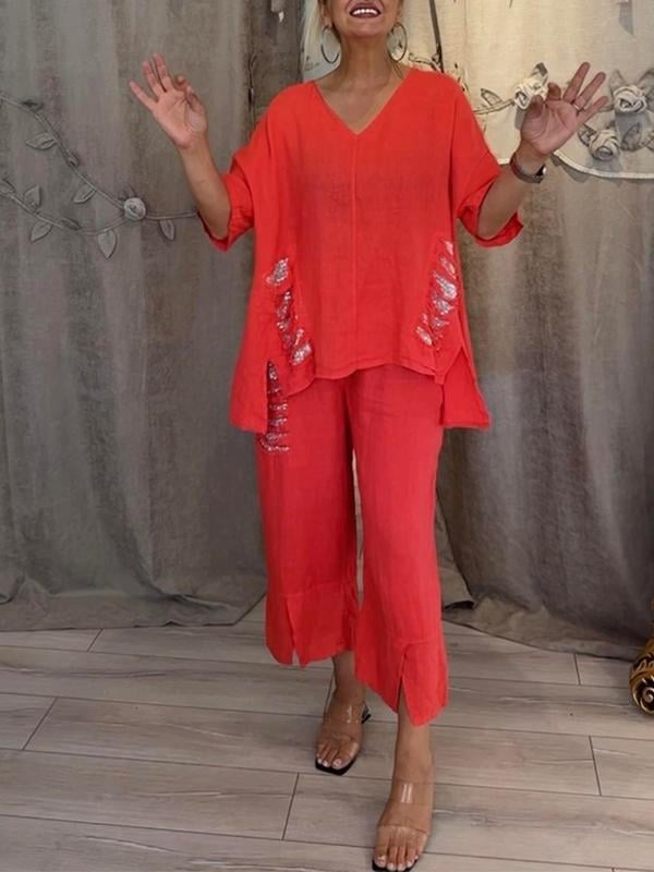 BIANCA | Two-Piece Summer Outfit with Natural Elegance and Floating Comfort