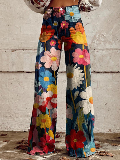 Léna - Joyful Floral Trousers
