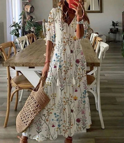 Amalia™ | Boho Vintage Summer Dress