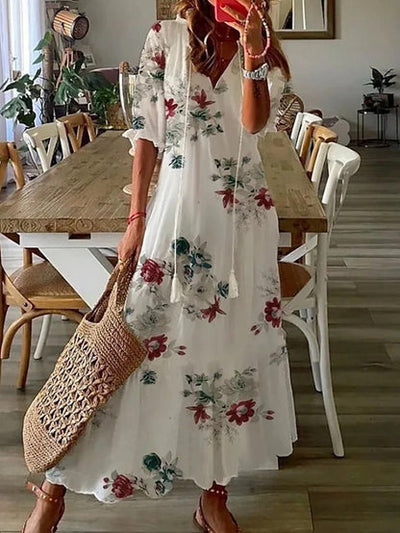 Amalia™ | Boho Vintage Summer Dress